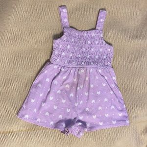 Art Class: 12M Purple w/ Arrows Romper